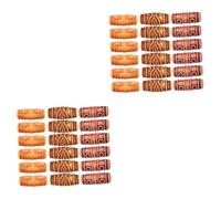 Beatifufu 120 Piezas cuentas trenzadas rastas cuentas espaciadoras de agujeros joyería para el cabello trenzado hair topper coleta anillos de de pelo anillo de cerraduras aterradoras