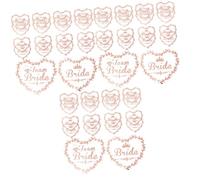 Beatifufu 120piezas Tatuajes De Novia y Damas De Honor Para Fiesta De Boda Pegatinas De Equipo Bride Decoraciones De Bodas y Fiestas Tatuajes Temporales