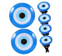 Beatifufu 12piezas Clips De Aire Para Automóvil Ojo Maligno Decoración De Ventilación Para Difusor De Clips De Salida De Aire Para Coche Uso Oficina y Hogar