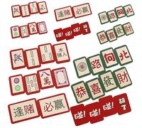 Beatifufu 12piezas Horquillas De Mahjong Para Niñas Adornos Chinos De Fiesta Divertidas Para Celebraciones De Año Accesorios De Peinado Unicos