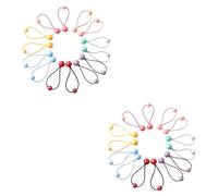 Beatifufu 14pares Elastic Hair Ties with for Kids Safe and Comfortable Ponytail Holders for Girls Daily Wear and Special Occasions