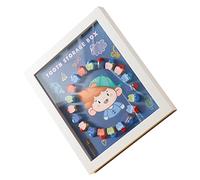 Beatifufu 1juego Caja De Recuerdos Para Dientes De Leche Transparente Marco De Fotos Organizador De Dientes Para Bebés Para Guardar Momentos Memorables Infancia