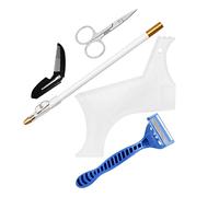 Beatifufu 1juego Kit De Cuidado De Peine De Modelado Lápiz De y Afilador Para Hombres Que Buscan Mantener Su