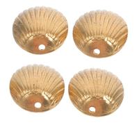 Beatifufu 2 Pares Brass Shell Chalice Cups For Taoist Divination And Rituals Compact Design With Smooth Finish For Beginners And Spiritual Practices Accessories