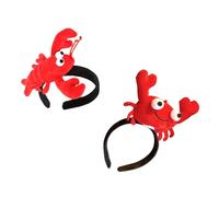 Beatifufu 2 piezas Diadema Creativa con Cangrejo y Langosta Accesorios para Pelo para Fiesta y Disfraz Tocados Divertidos para Adultos