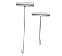 Beatifufu 2 piezas Gancho Carnicero Inoxidable Gancho T para Colgar Carne para Cocina y Carnicería Herramienta Multifuncional para Colgar Pescado y Carne Acero Duradero y Antioxidante