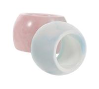 Beatifufu 2 piezas Soporte de Cepillo Eléctrico de con Diseño de Mármol Base Compacta para Baño de Rosa y Azul Almacenamiento Versátil y Ventilación para Cepillos Secos