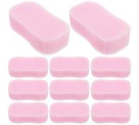 Beatifufu 20 Esponjas Cabello Rojas Cepillo de Esponja para Cortar y Limpiar Cabello Roto Herramienta de Peluquería Multifunción para Limpieza de Cuello y Barba Uso Profesional y