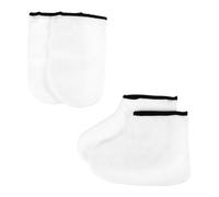 Beatifufu 2pares Mascarilla Exfoliante Para Pies De Guantes De Parafina y Botas Para Manos y Pies Hidratante y Protector Para Spa De