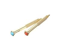 Beatifufu 2piezas Accesorios De Perforación Para Uñas Herramienta De Taladro Manual Dangle Charm Para De Uñas Color Dorado