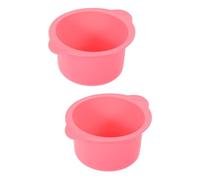 Beatifufu 2piezas Calentador De Cera Eléctrico De Silicona Para Depilación Recipiente Reutilizable Para Mezcla De Formulaciones De Cera Casa