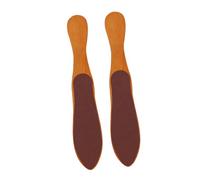 Beatifufu 2piezas Cepillos De Forma De Botella Herramienta Doble Cara Para Cuidado De Pies Para Eliminar Durezas y Callos Cepillo De Madera Resistente y Cómodo Para Uso Profesional y