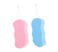 Beatifufu 2piezas Esponjas De Baño Para Bebés Suaves y Exfoliantes Para Baño Diario Uso Casa o Viajes Para Adultos