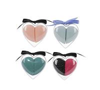 Beatifufu 2piezas Esponjas De Maquillaje Forma De Corazón Esponjas Cosméticas Para Maquillaje Húmedo y Seco Para Fundamentos Cremas y Polvos Color Verde Oscuro