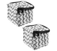 Beatifufu 2piezas Estuche Organizador De Esmalte De Uñas Capacidad Para Botellas Bolsa De Transporte Para Manicura y Almacenamiento De Esmaltes Diseño Duradero y Elegante