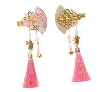 Beatifufu 2piezas Horquillas De Abanico Japonés Para Mujeres Accesorios De Para Kimono Adorno Elegante Para Bodas y