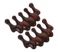 Beatifufu 2piezas Peine De Madera Para Masaje Del Cabelludo De Peine Natural Portátil Para Cabello Grueso Cuidado Suave y Relajante