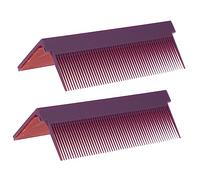 Beatifufu 2piezas Peine Eléctrico Portátil Peine De Presión Accesorio Para Plancha De Pelo Cepillo Alisador