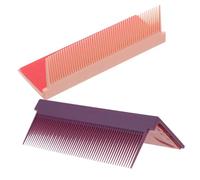 Beatifufu 2piezas Peine Para Plancha De Pelo Peine Alisador Portátil Accesorio Para Planchar