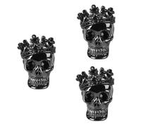 Beatifufu 3 Piezas De Clip Difusor De Fragancia Para Coche Con Forma De Calavera Para Decoración De Ventilación De Coche.