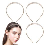 Beatifufu 3 piezas Diadema Metálica Múltiples para Mujer Accesorio de Cabello para Bodas y Fiestas Tocado Decorativo Versátil para Eventos y Novias