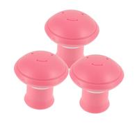 Beatifufu 3 Piezas Ejercitador de Mandíbula Facial para Tonificar y Afirmar Dispositivo de Ejercicio para Papada y Arrugas Herramienta de para Hombres y Mujeres Color Rosa