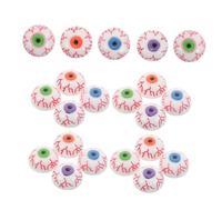 Beatifufu 30 Piezas Halloween Bloody Eye Props For Crafts Realistic Plastic Eyeballs For DIY Stuffed Animals Crochet Dolls And Spooky Party Decorations