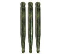 Beatifufu 3pcs Guasha Facial Massage Tool Set - Jade Manual Scraping Sticks for Neck, Face, and Muscle Tension Relief, Portable Acupressure Pen for Relaxation and Skin Care