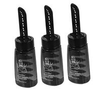 Beatifufu 3piezas Botella Dosificadora De Gel Para Peinar Con Peine Recargable Aplicador De Gel Para Cabello Masculino Para Estilistas y Barberías