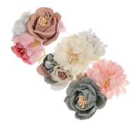 Beatifufu 3piezas Flower Hair Clips Para Accesorios De Cabello Cabello Diseño De Flores y Perlas Infantiles