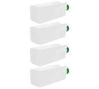 Beatifufu 4 Piezas Botella de Leche para Corderos y Terneros de 850ml Diseño de Gran Capacidad y Método Seguro de Alimentación para Uso al Aire Libre Material de Plástico y Silicona