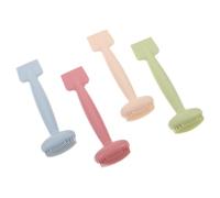 Beatifufu 4 Piezas Brochas de Silicona para Mascarilla Facial Doble Punta con Mango Integrado Suaves y para Sensible Colores Matcha Crema Rosa y Azul Aplicador para Crema Loción y Mascarilla