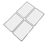 Beatifufu 4 Piezas de Lectura PVC con Lente Fresnel para Personas Mayores Área de Aumento para Libros y Detalles Pequeños Diseño Ergonómico para Fácil Uso