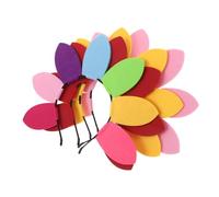 Beatifufu 4 Piezas Diadema Girasol para Fiestas y Cumpleaños Accesorio Floral Cómodo para Mujer para Parejas Festivales y Celebraciones
