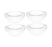 Beatifufu 4 Piezas Peso de Tela para Costura y Caligrafía Cristal Transparente Durable Forma de Semiesfera de Vidrio para Corte de y Manualidades