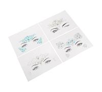 Beatifufu 4piezas Pegatinas De Joyas Faciales Gemas Para Fiestas Decoración De Cristal