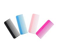 Beatifufu 4piezas Peine Para Cortar Pelo Portátil Peine De Plástico Barbero Deshace Duradero Diseño Profesional