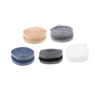 Beatifufu 5 Rollos De Calcomanías Prácticas Para Planchar Vaqueros Dobladillos Costura Ropa Parches Autoadhesivos De Tela Para Bricolaje Accesorios Para Planchar Pantalones