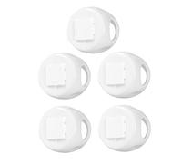 Beatifufu 5piezas Protector De Manilla De Puerta Fundas Protectoras Para Pomos De Puerta Anti-estatico Para Habitaciones De Cubiertas Redondas