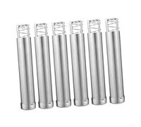 Beatifufu 6 Empujadores de Acero Inoxidable para Cono de Moxa, Soporte Práctico para Quemador de Moxa en Espalda