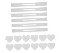 Beatifufu 6 Juegos Heart-shaped And Plastic Mesh Sheets For Bag Bottom Support Lightweight Sturdy Base For Handmade Tote And Purse DIY Craft Projects