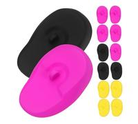 Beatifufu 6 Pares de Oídos de Silicona Resistentes al Calor Cubre Orejas para Tintes y Cuidado del Cabello Reutilizables Ligeros y Cómodos para Salones y Viajes