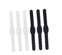 Beatifufu 6 piezas Ganchos de Silicona para Ajustables y Flexibles Protectores de Orejas para Uso Deportivo y Actividades al Aire Incluye Negros y Transparentes Diseño Cómodo y Seguro