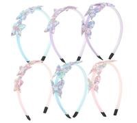 Beatifufu 6piezas Diademas Brillantes Con Lentejuelas y Diseño De Para Niñas y Adolescentes Accesorios De Cabello Coloridos y Elegantes