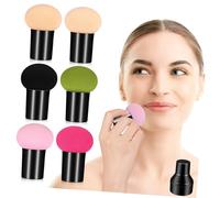Beatifufu 6piezas Esponjas De Maquillaje De Aplicadores De Base y Cosméticas Acabado y