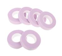 Beatifufu 6rollos Cinta Adhesiva No Tejida Para Extensiones De Pestañas Desechables De Unidades Accesorios De Para Salón De Uñas
