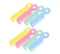 Beatifufu 8 Piezas Cepillo Peine Niña Plástico Seguro Cerdas Redondeadas Suaves Para Cuidado Diarios Recién Nacidos Niñas