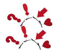 Beatifufu 8 Piezas Pinzas Cabello para Mujeres Pinzas de Moda con Signos de Puntuación para Uso Diario y Eventos Temáticos Accesorios Decorativos Peinado