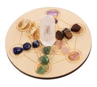 Beatifufu accesorio de adivinación, tablero de adivinación práctico, madera, crystal stone, 1 Set, divination para dining room y living rooms, amigos y compañeros de clase