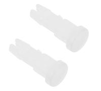 Beatifufu Accesorio para Equipo Óptico de Optometría, Pin de Papel de Plástico Blanco para Mentonera Bordes Lisos, Uso Prolongado en Hospitales y Escuelas, 1 Par